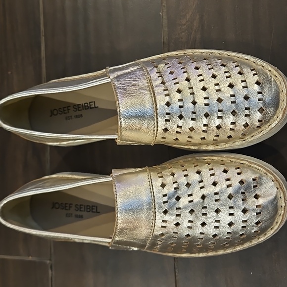 Josef Seibel Sofie 27 Platnium Slip-On Loafers Sz 40 - Picture 10 of 10